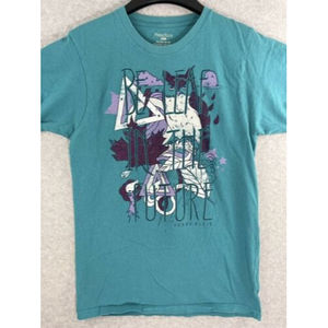 Perry Ellis Owl BE LEAF IN THE FUTURE Green/BlueT-Shirt Boys size XL 18/20 18 20